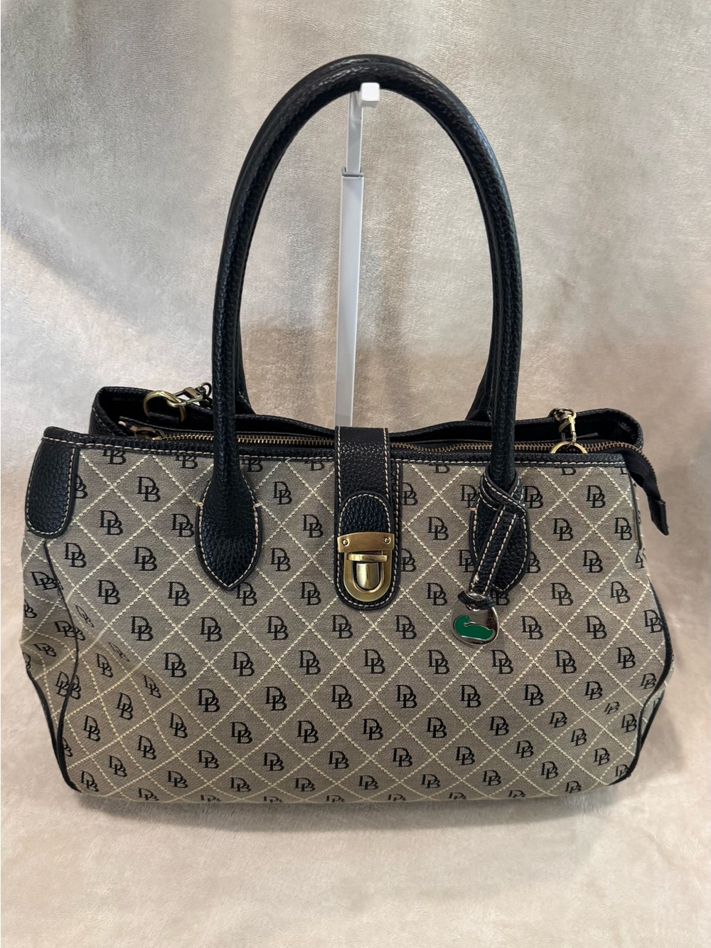 Dooney & Bourke Signature DB Monogram Satchel